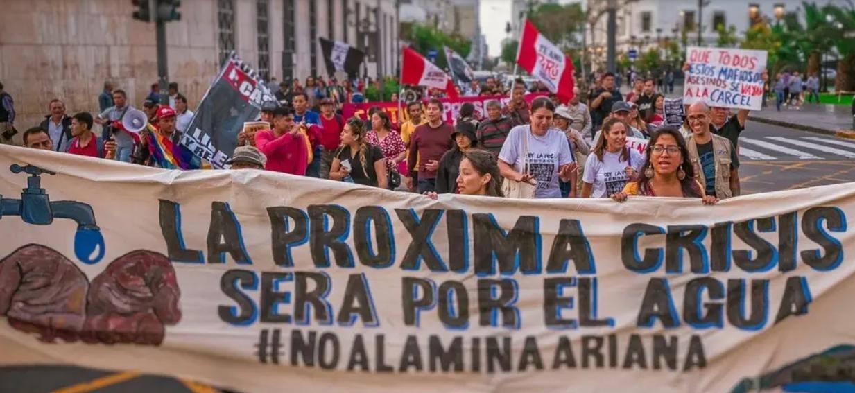 Peruvian communities have launched a global petition to halt a mining project they say threatens the water supply of over 10 million people.