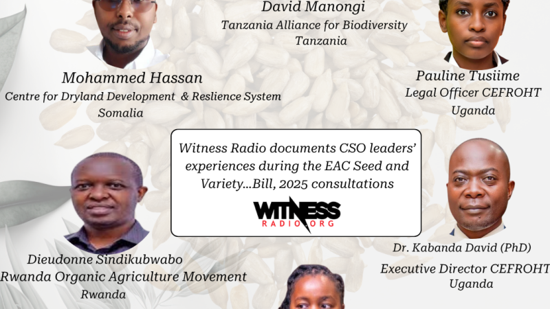 Smallholder farmers were excluded from the consultative process for the East African Community Seed and Plant Varieties Bill, 2025: CSOs across the EAC call for a time extension and greater inclusion of smallholder farmers in shaping the bill.