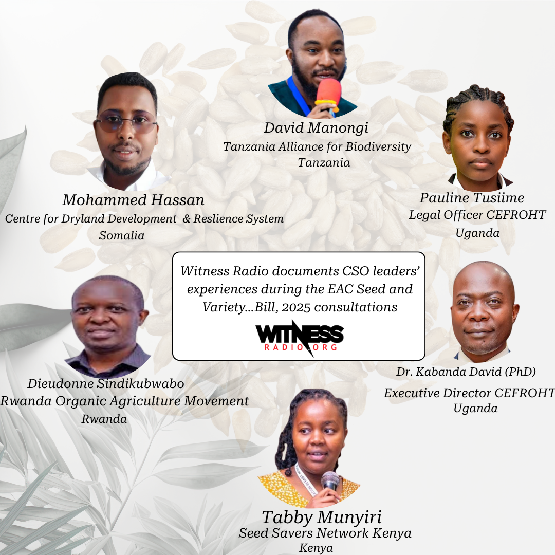Smallholder farmers were excluded from the consultative process for the East African Community Seed and Plant Varieties Bill, 2025: CSOs across the EAC call for a time extension and greater inclusion of smallholder farmers in shaping the bill.