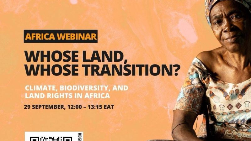 Across Africa, the push for a greener future is putting new pressure on local communities, as recent ILC case studies highlight.
