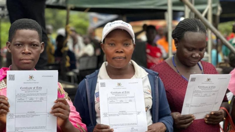 High land title costs, bureaucracy, and distance leave women struggling to secure land rights in Africa.